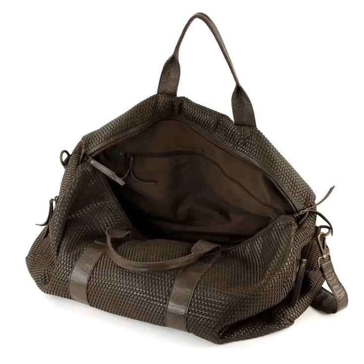 Vesper - Reistas - 40l - Gevlochten leer