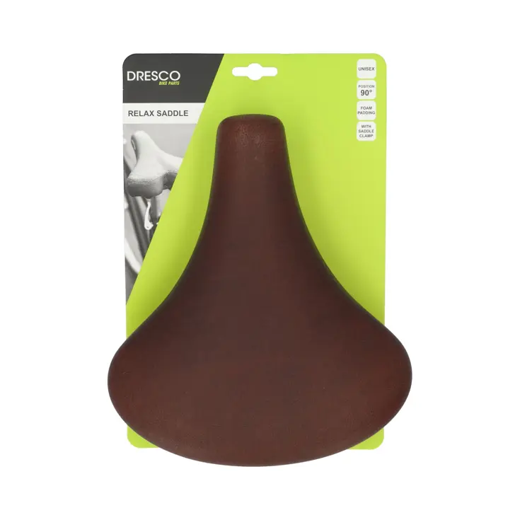 Bruin Unisex Fietszadel voor Tour- en Stadsfietsen