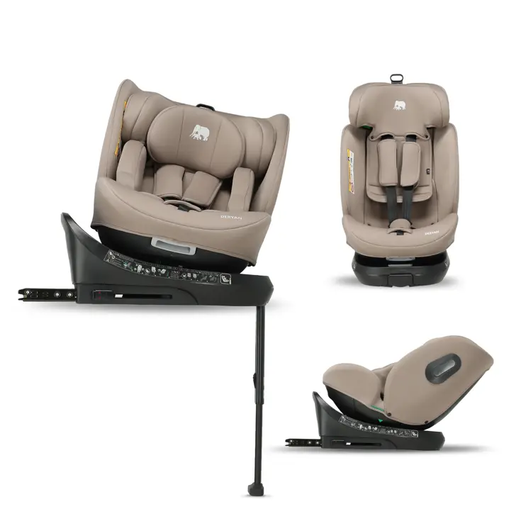 Carly Luxe i-Size Autostoel - Isofix + steunpoot