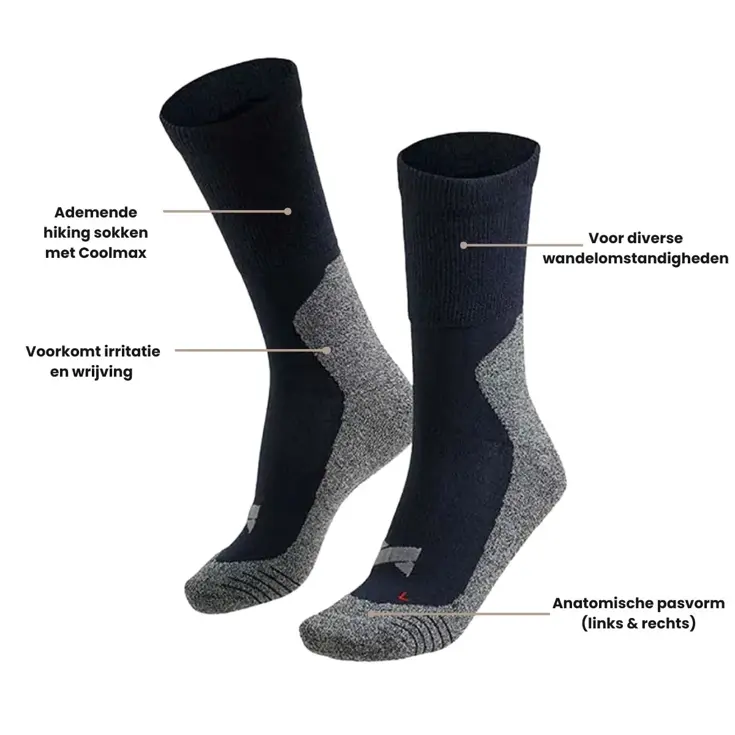 2 paar - Hiking Sokken