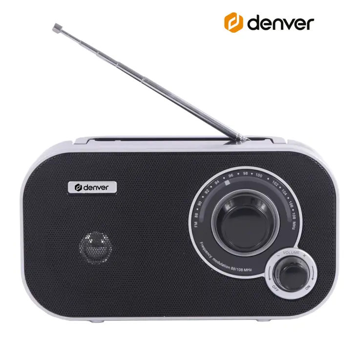 FM radio Werkt op AA-Baterijen Retro design