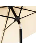 Stokparasol - Kantelbaar - Vierkant 250x200x200cm