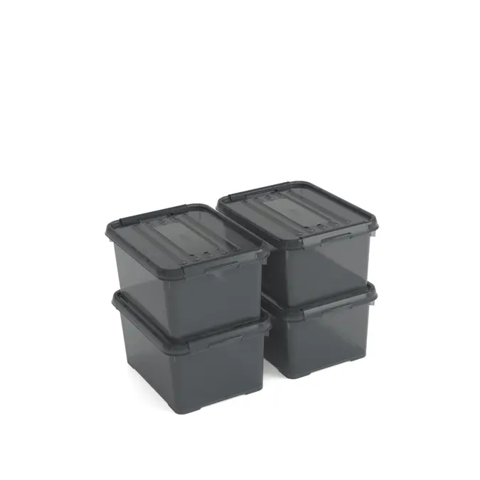 Curver Handy+ Opbergbox - 4 stuks van 15L