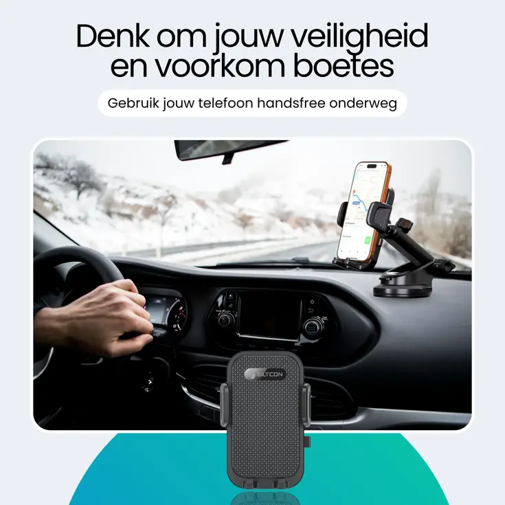 Telefoonhouder - Zuignap - 360° Verstelbaar
