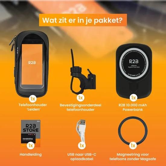R2B Telefoonhouder Fiets Den Haag & Powerbank | Webwinkel