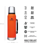 Stanley - Thermosfles oranje 1.0L