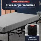 Troonz Luxe Campingbed Livorno - 90 x 200 cm