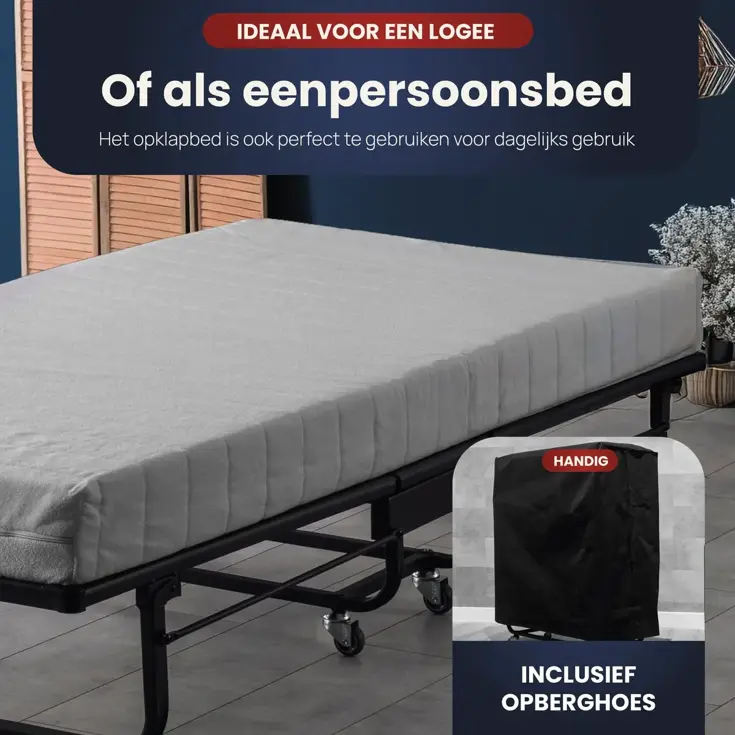 Troonz Luxe Campingbed Livorno - 90 x 200 cm