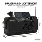 Noodradio® Solar Opwindbaar Met Batterijen