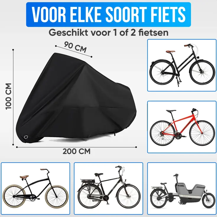 Universele Fietshoes - Voor 2 Fietsen