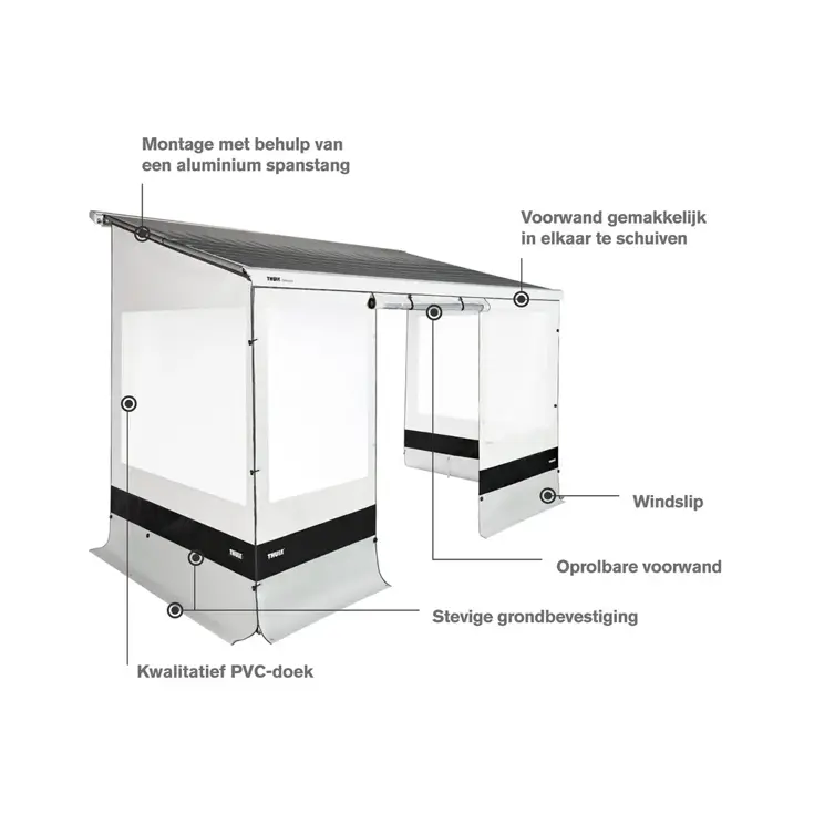 rain blocker voorwand G2 VAN 1,30m