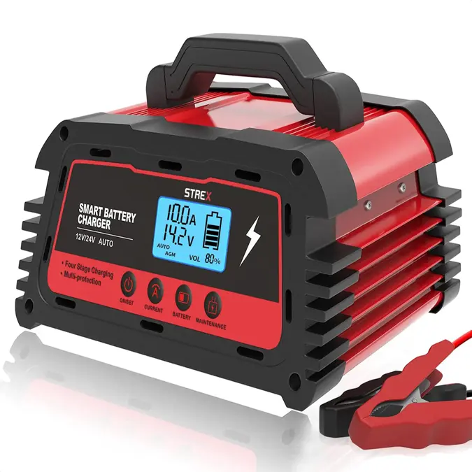Strex Industriele Acculader 12/24V - 5/10/25A