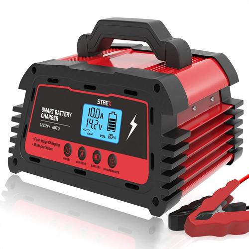 Industriele Acculader 12/24V - 5/10/25A