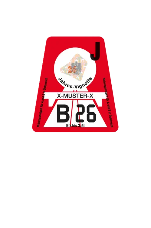 Vignet Oostenrijk Auto 1 jaar 2026 - ANWB
