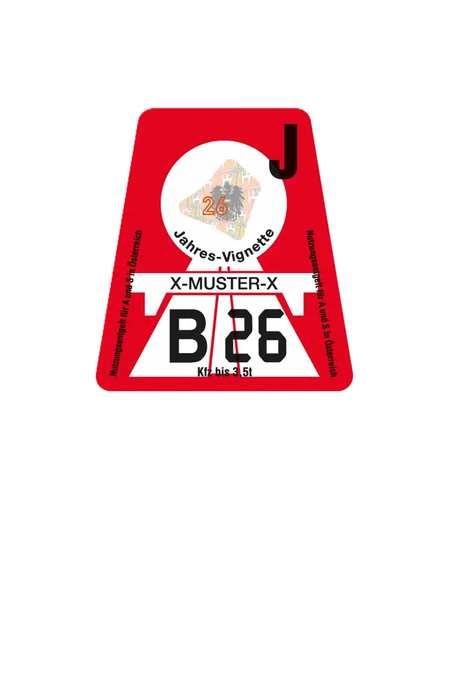 Vignet Oostenrijk Auto 1 jaar 2026 - ANWB