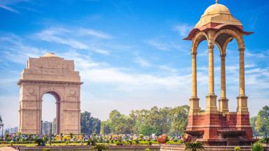New Delhi, India Gate - Shutterstock_1377712412