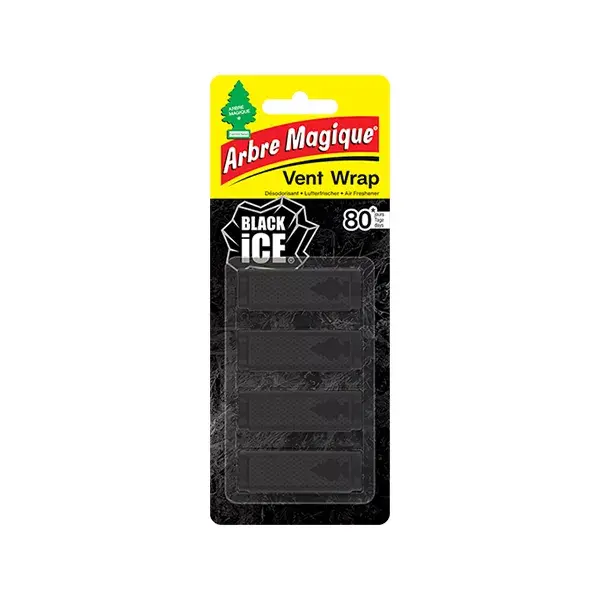 Ventilatieclips black ice - 4 stuks