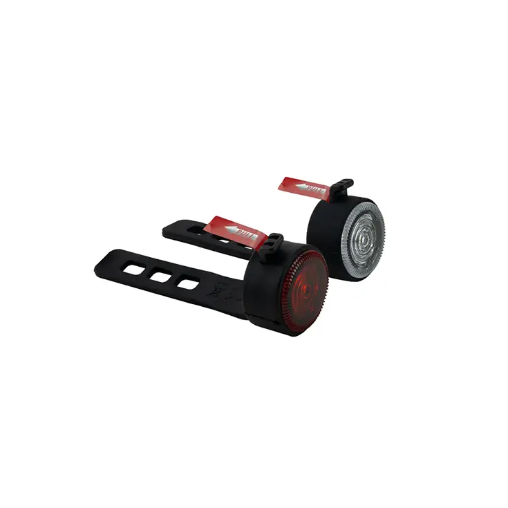 Batterij LED verlichtingset Flexy zwart siliconen