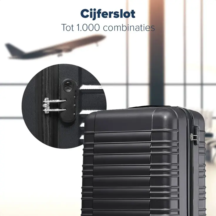 Handbagage Koffer – 38L – Zwart