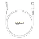 Accezz Lightning naar USB-C kabel 1 meter