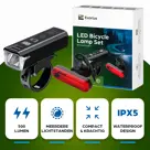 Exortus Oplaadbare LED Fietsverlichting set