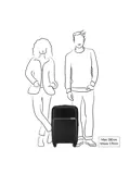 Lineo Stripe 67 Expandable silver | 72 L