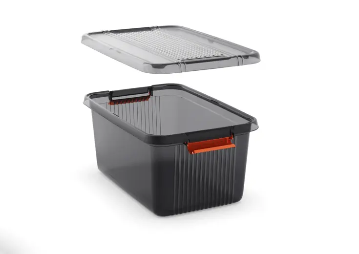 K Latch Opbergbox L - 43L - grijs