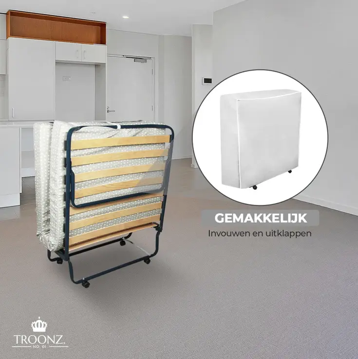 Troonz Campingbed Deluxe - 90 x 200 cm