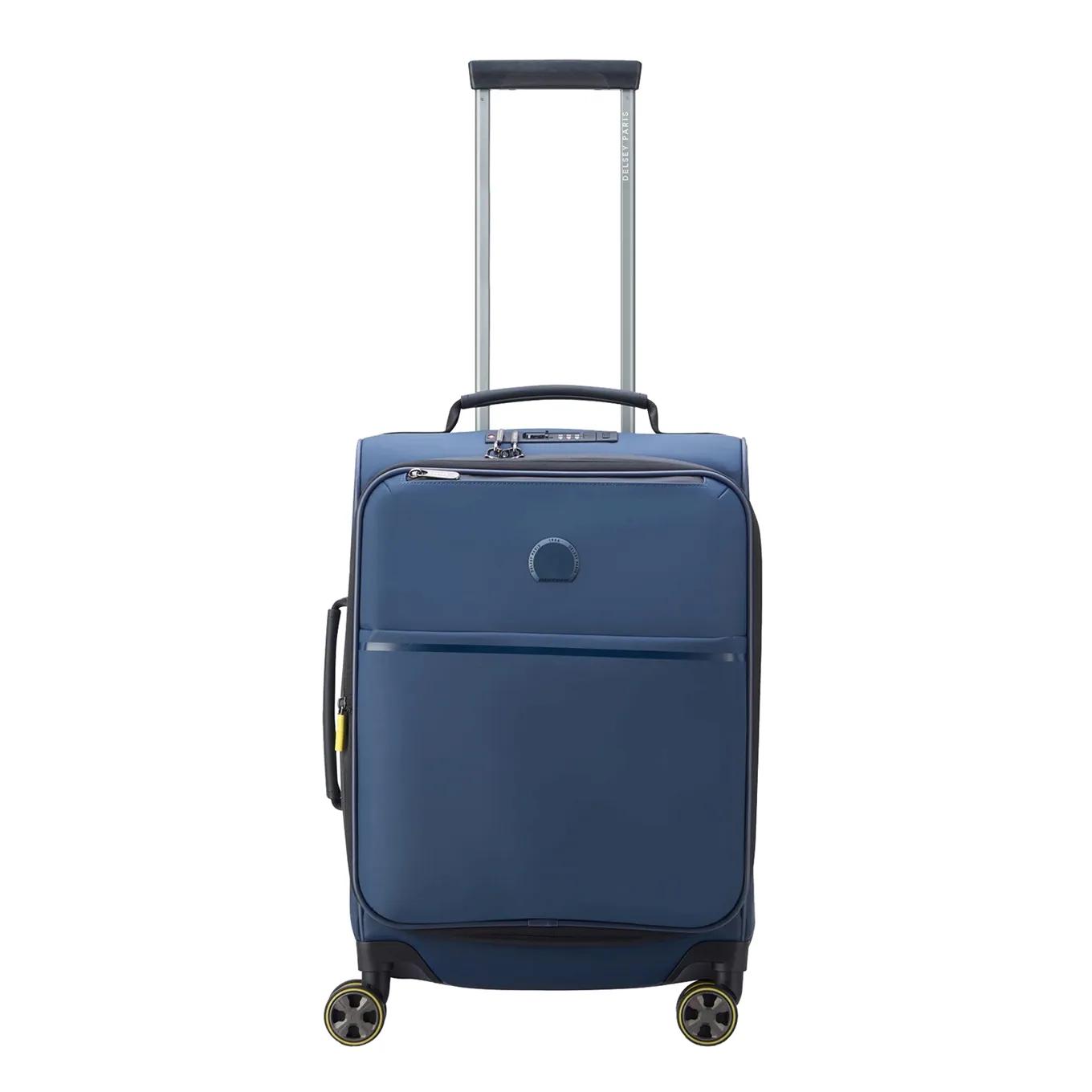 Delsey  soft cabin trolley s expandable Blauw  Blauw main product image