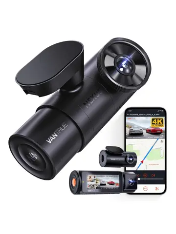 N4 Pro Triple 3CH 4K Wifi GPS dashcam