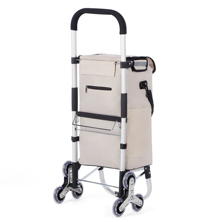 Boodschappentrolley 40L - Trapwielen