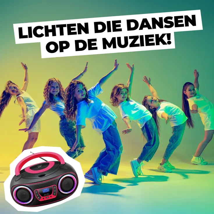 TDB212PINK DAB+/FM Radio Boombox