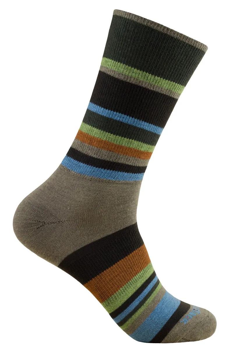 Wrightsock  Stride Crew  sokken  Kaki
