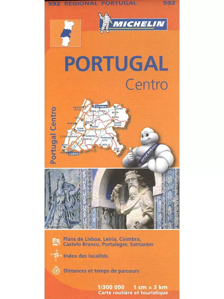 wegenkaart Regional 592 Portugal Midden