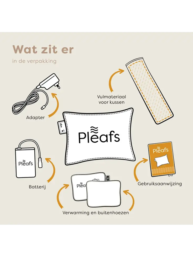 Pleafs Warmtekussen 45x60cm Plush