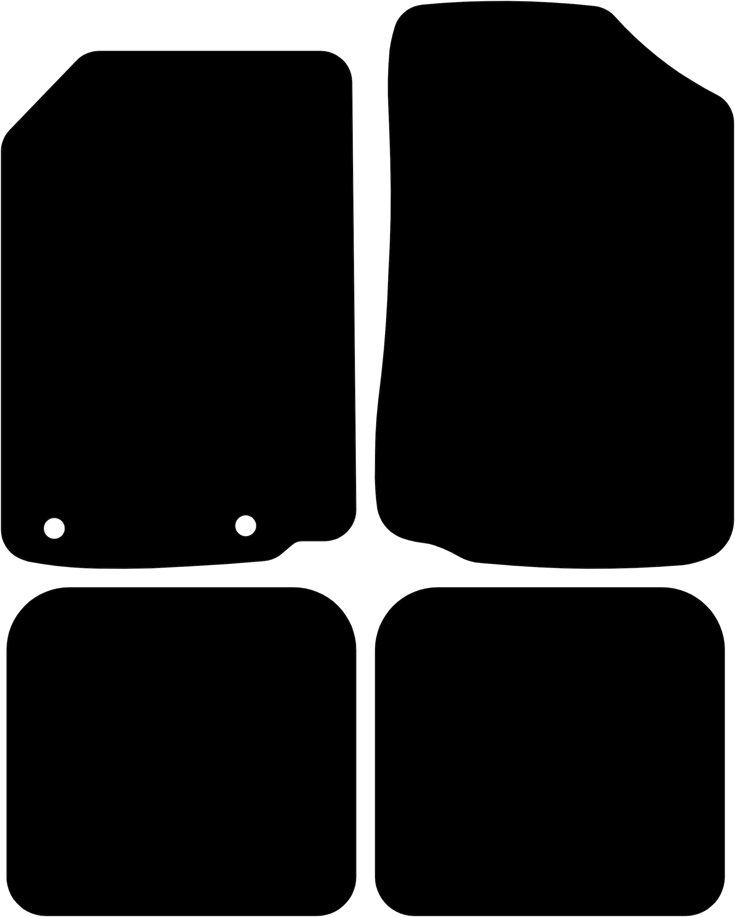 Automatten Volkswagen Jetta (1984-1992) - Comfort