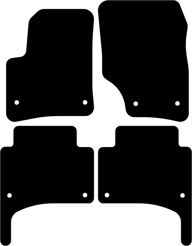 Automatten Volkswagen Touareg (2003-2010) - Basic