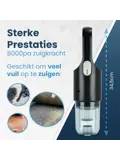 Snoerloze auto stofzuiger - draagbaar