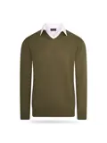 Heren Mock Pullover