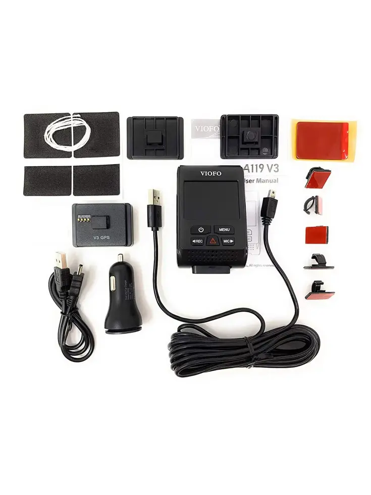A119 V3 QuadHD GPS dashcam
