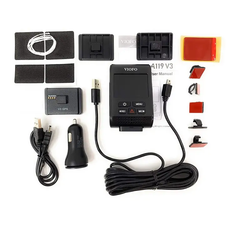 A119 V3 QuadHD GPS dashcam