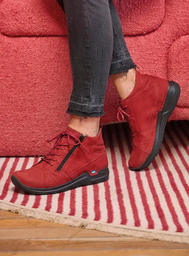 Why - Hoge veterschoenen dames