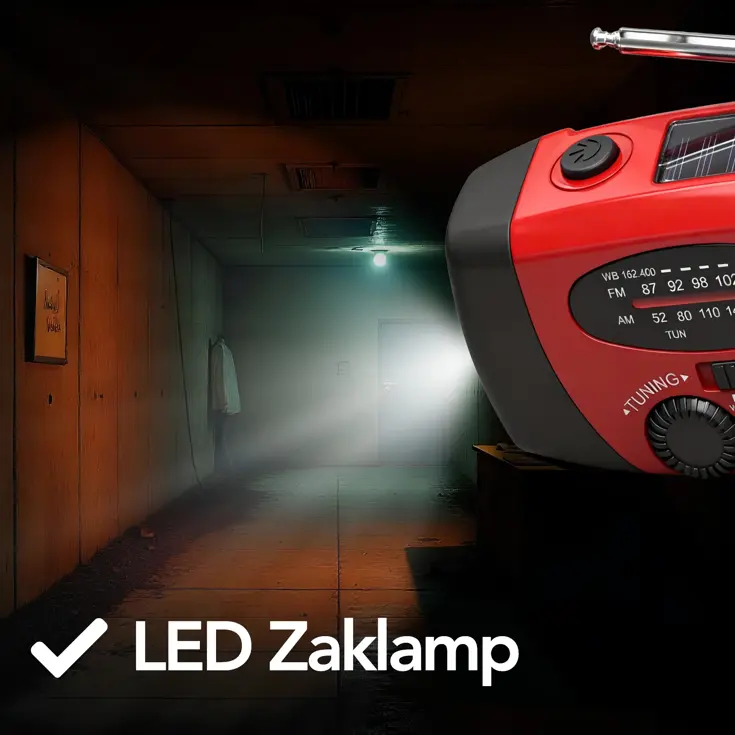 Noodradio - Radio Met Accu Batterij