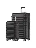 Kofferset – 2 Delig – 38L – Zwart