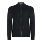 Heren Cable Cardigan Antraciet