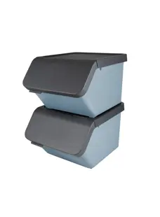 Sigma home - Prullenbak + deksel 45L - 2-dlg