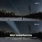 FlinQ Oplaadbare Zaklamp - 1200 meter bereik