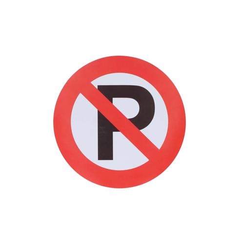 Verboden Parkeren Sticker Ø14cm per stuk
