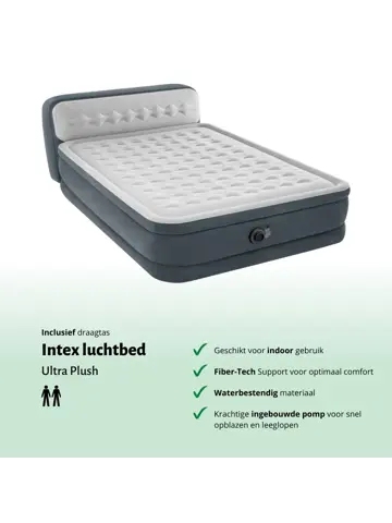 Luchtbed - Intex - 2P - 152x236 + Pomp