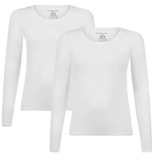 Bamboo Basics -  2-Pack O-hals Shirts - Dames